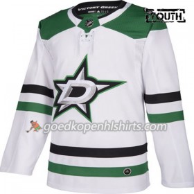 Dallas Stars Blank Adidas Wit Authentic Shirt - Kinderen